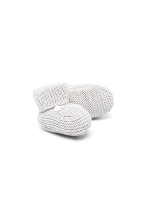 Grey wool knitted slippers LITTLE BEAR KIDS | 7141POLVERE